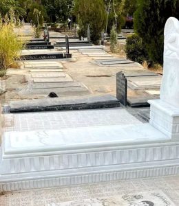 سنگ مرمر سفید هرات بهمراه پک و کتیبه
0244